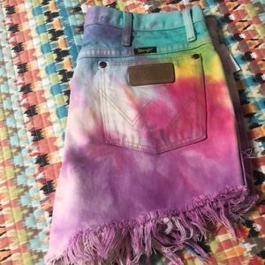 Wrangler Tye Dyed Shorts
